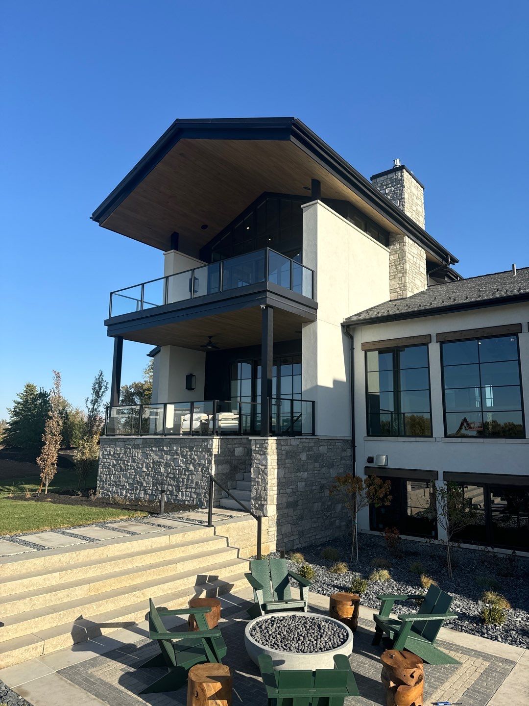 Stunning Custom Home with Davinci Province Shingles by White Castle Roofing