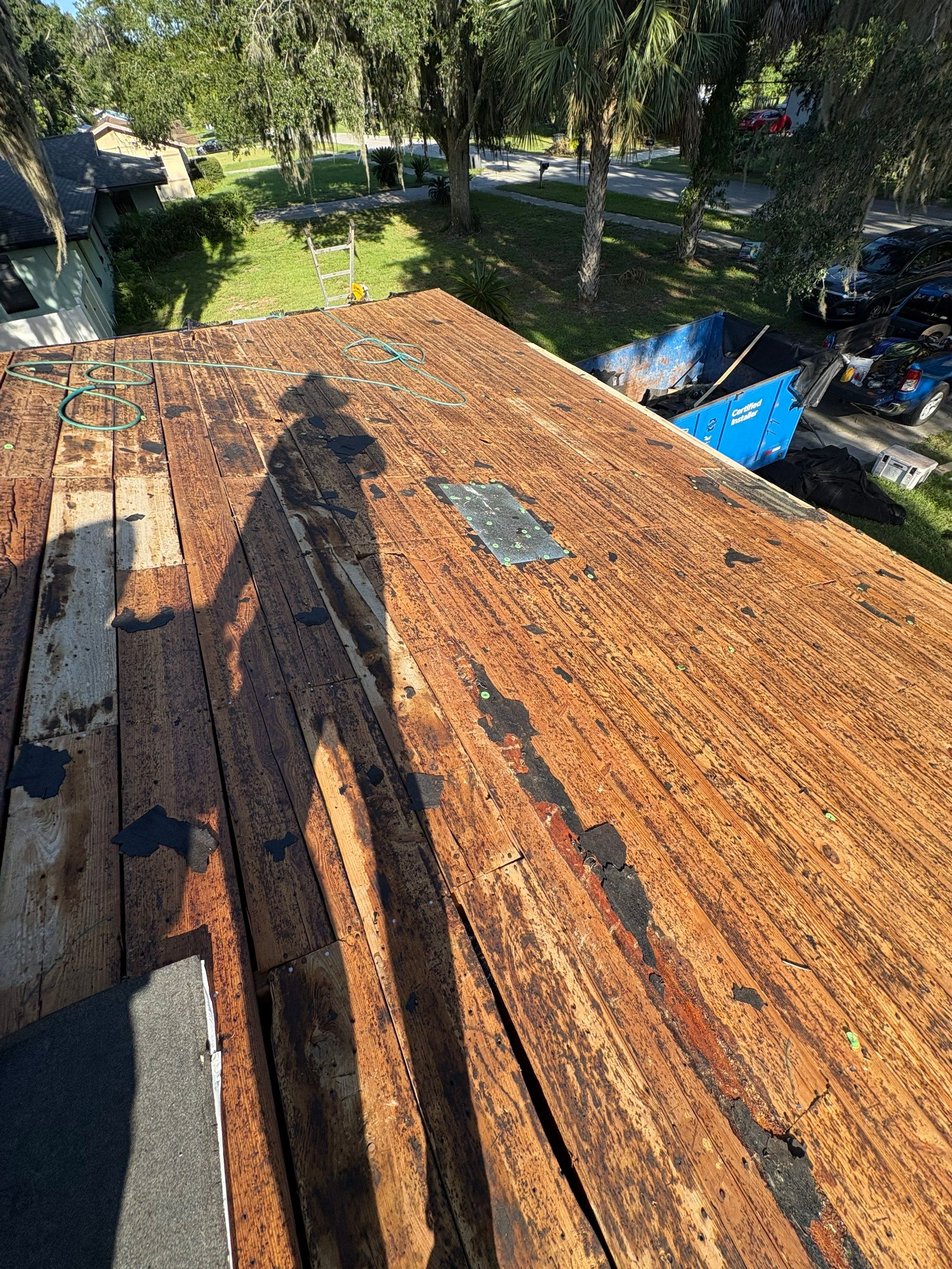 DeBary Residential Roof Replacement with Atlas Pinnacle Shingles and Wood Repair by Pinnacle Roofing Group