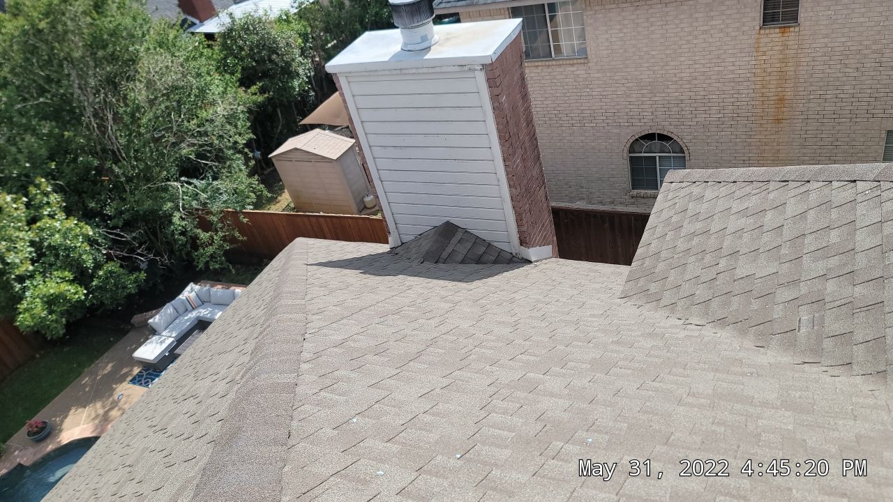 Insurance Claim Roof and Gutters using Owens Corning Oakridge Driftwood by Tex-Line Roofing