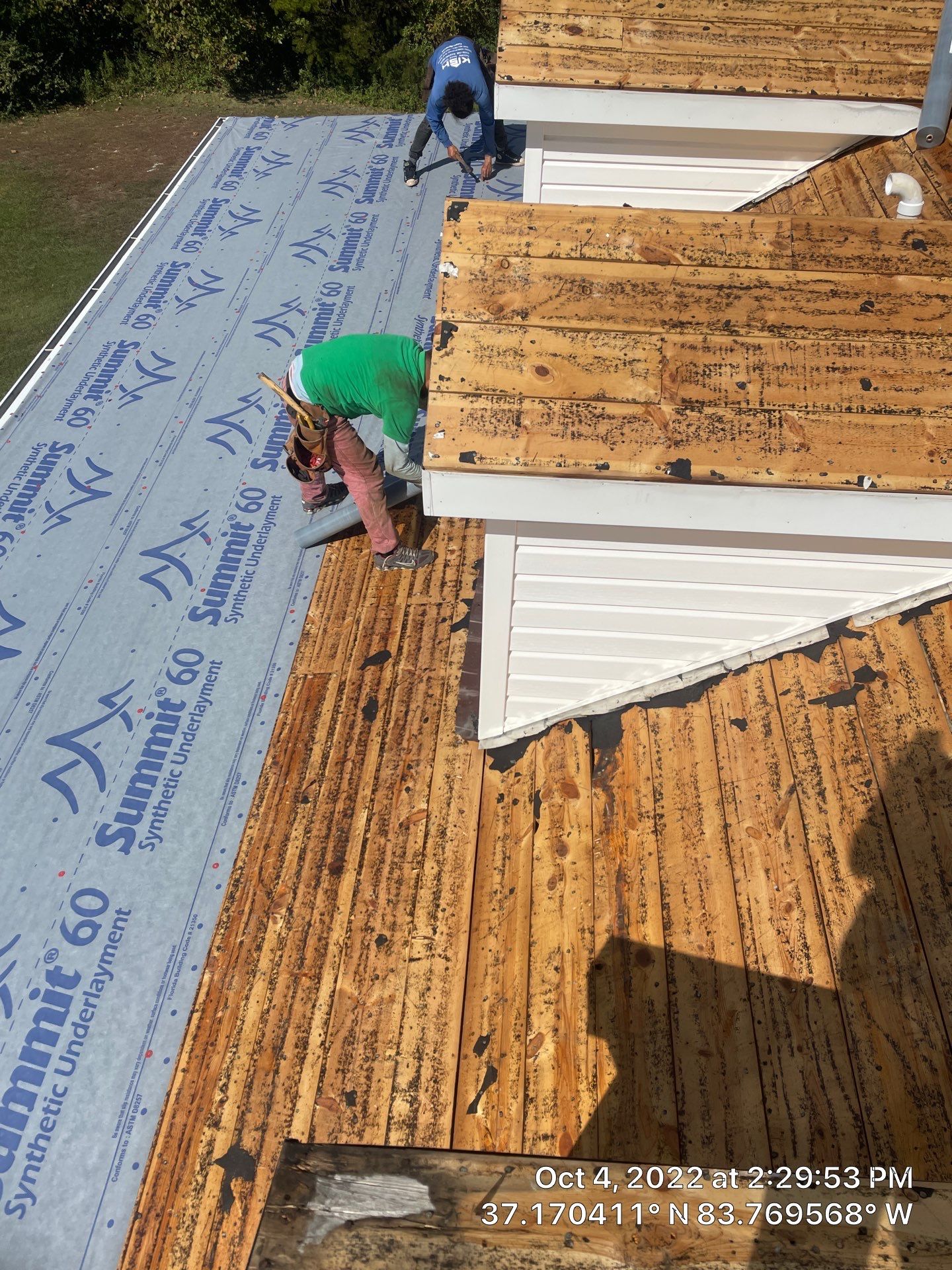 Residential Roofing Installation  by KISH RESTORATION 