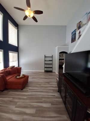 Main floor color change