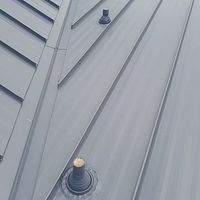 24ga 1.5" Mechanical Seam Charcoal Gray  by Total Roofing System The Metal Roof Experts