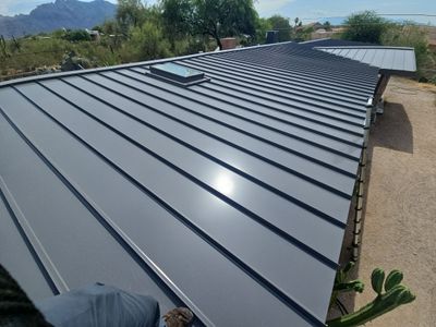 Charcoal Gray Standing Seam