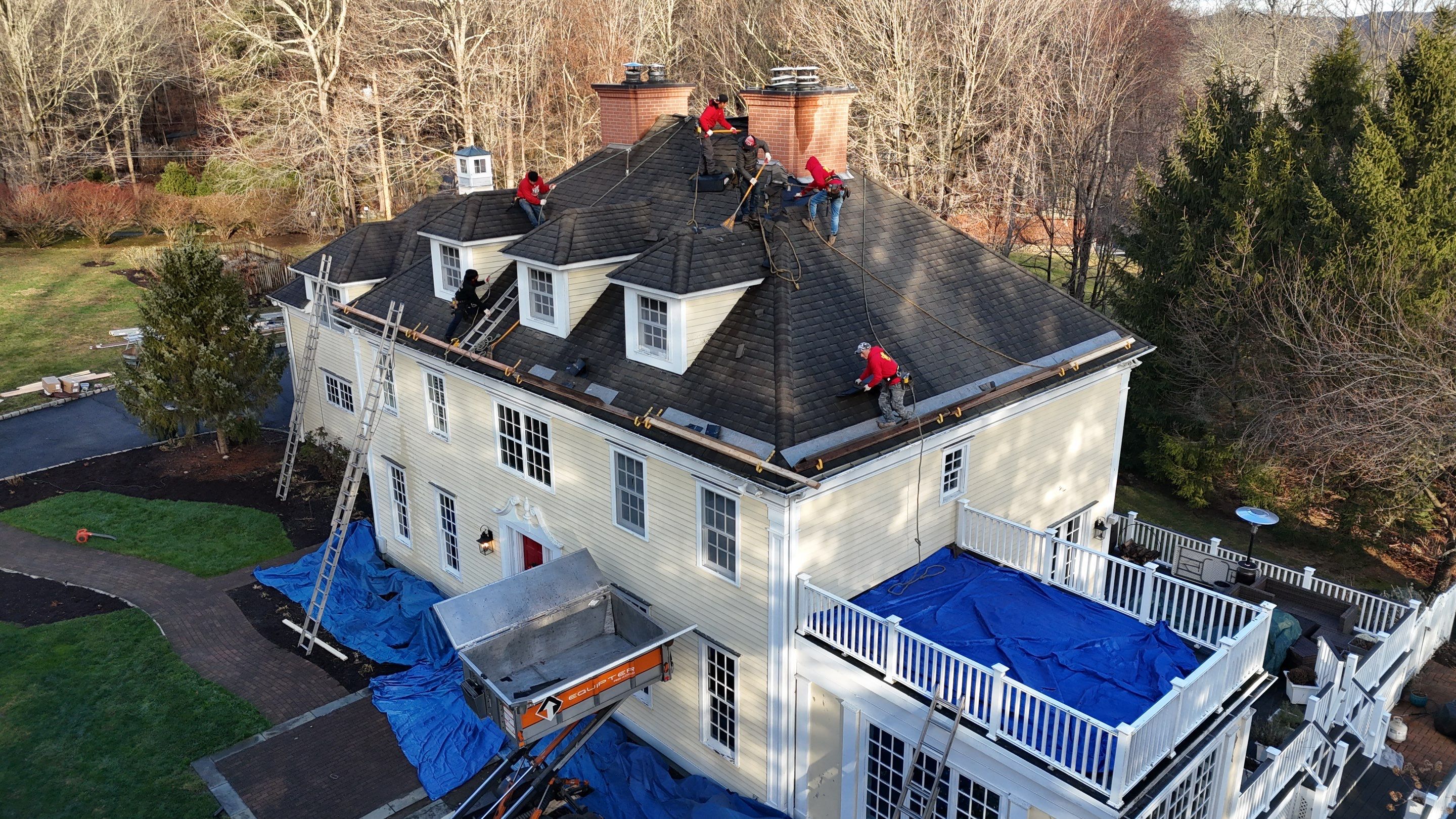 Roof & Gutter Project in Chappaqua, NY by All State Home Improvement Inc.