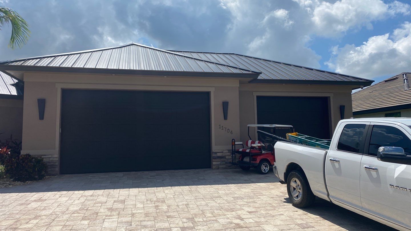 Residential Roofing Installation using Standing Seam Metal Roof in Cape Coral, FL by International Roofing