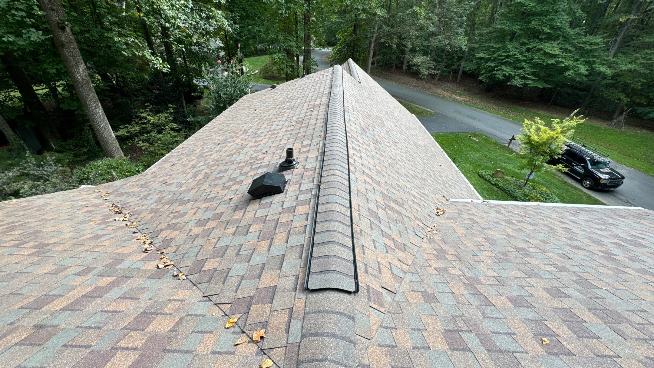 Fairfax Station: Residential Roof Replacement with CertainTeed Landmark Pro Designer Shingles in Max Def Heather Blend by RM Banning, Inc.