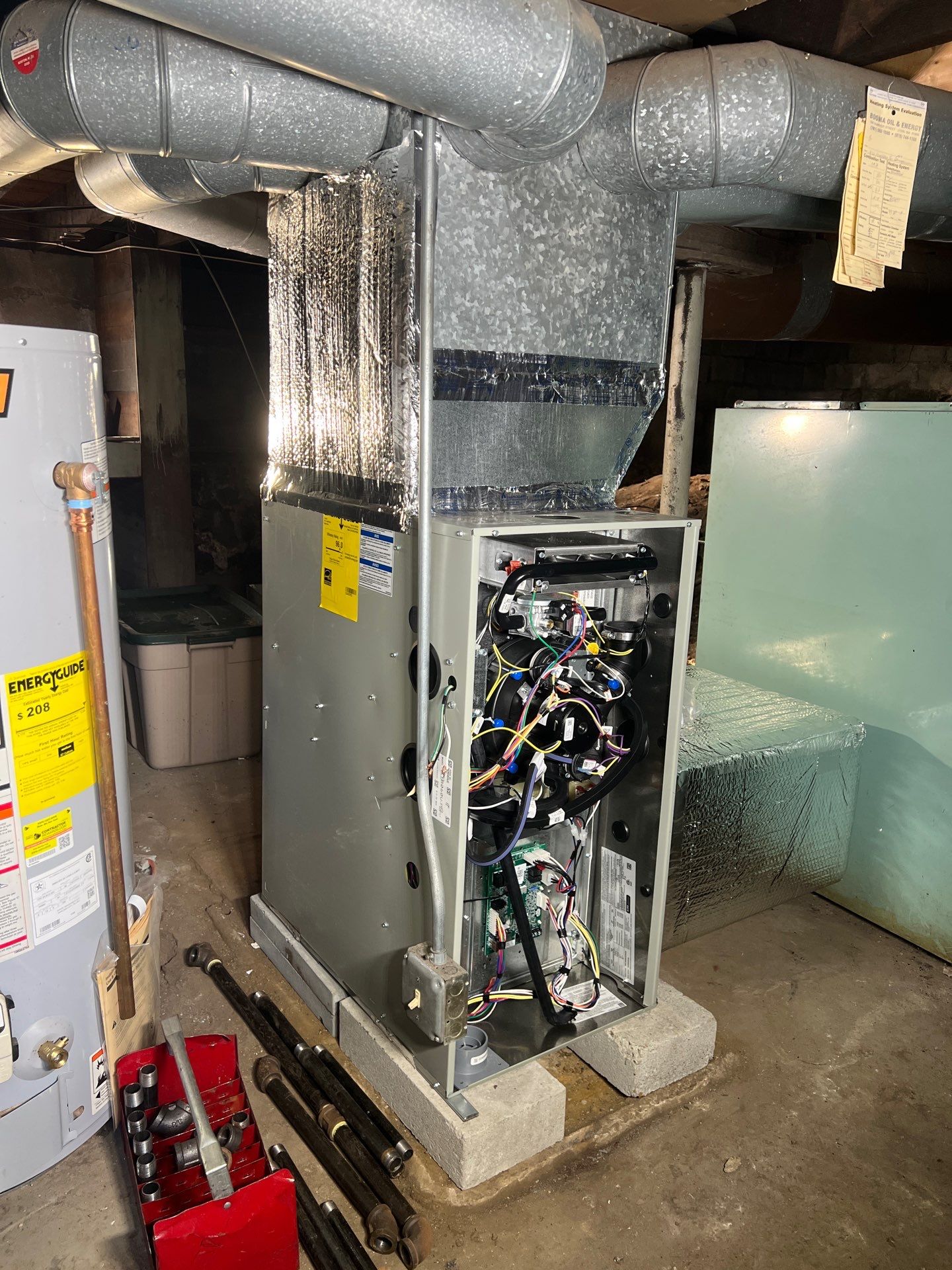 Oil-to-gas Furnace Conversion — Swampscott, MA. by FAGONE MECHANICAL