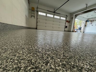 Domino Flake Garage Floor 