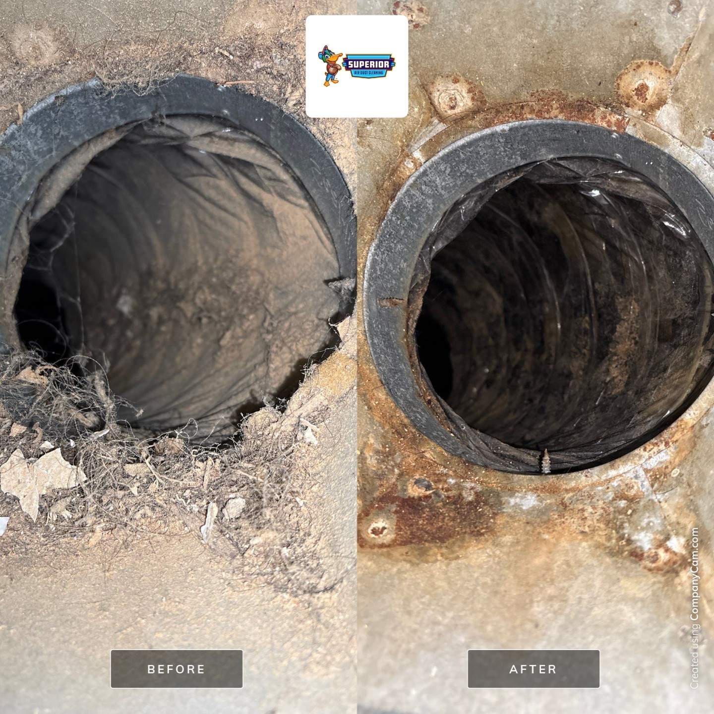 Air Duct Cleaning With a Vacuum Truck in Steubenville, OH by Superior Air Duct Cleaning