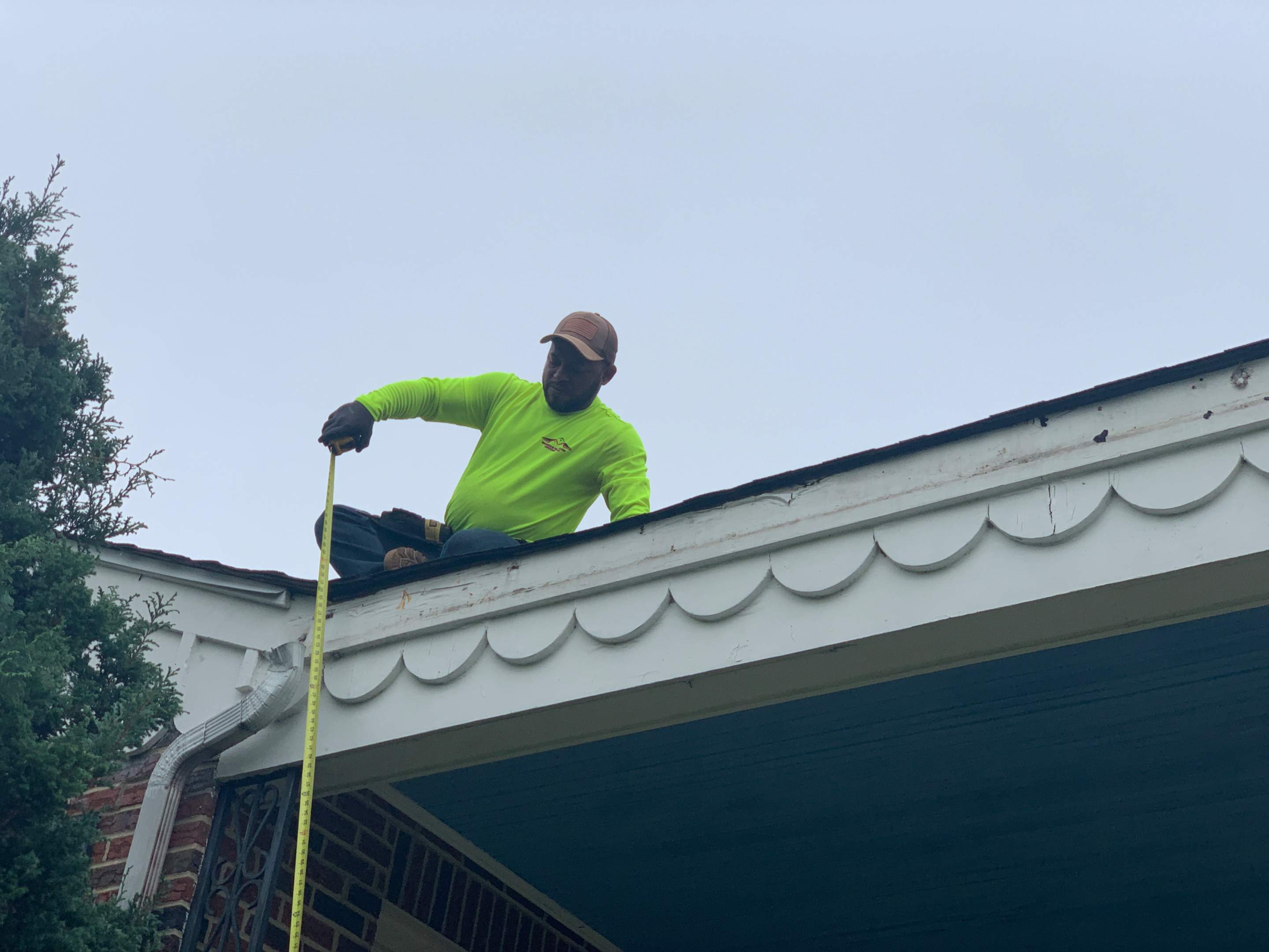 Gutter Installation using 6" Seamless Gutters by Matter Construction, LLC