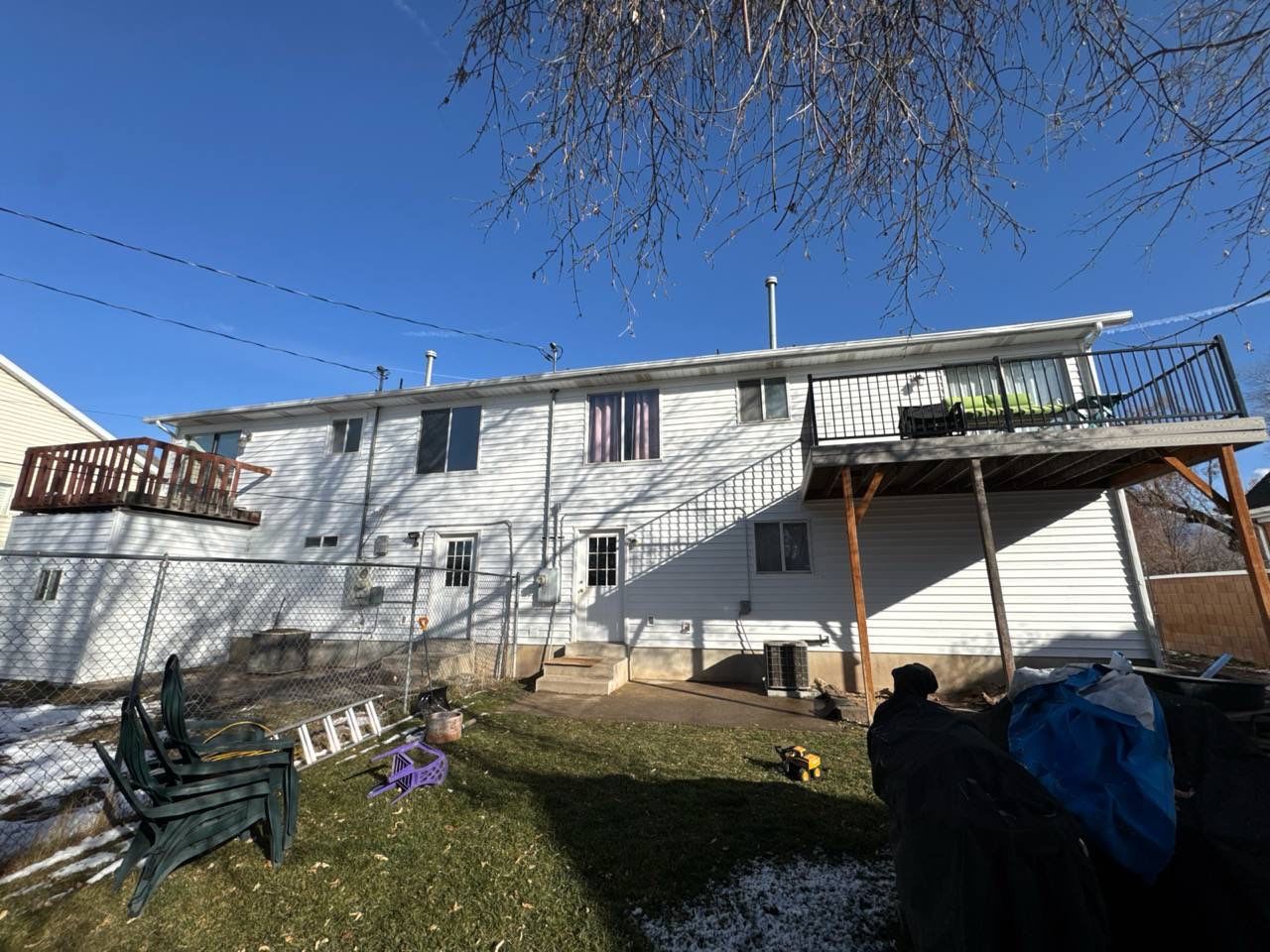 Kaysville | Master Stucco Conversion | Mixed Vinyl Profiles in Crisp White by Ideal Siding Utah