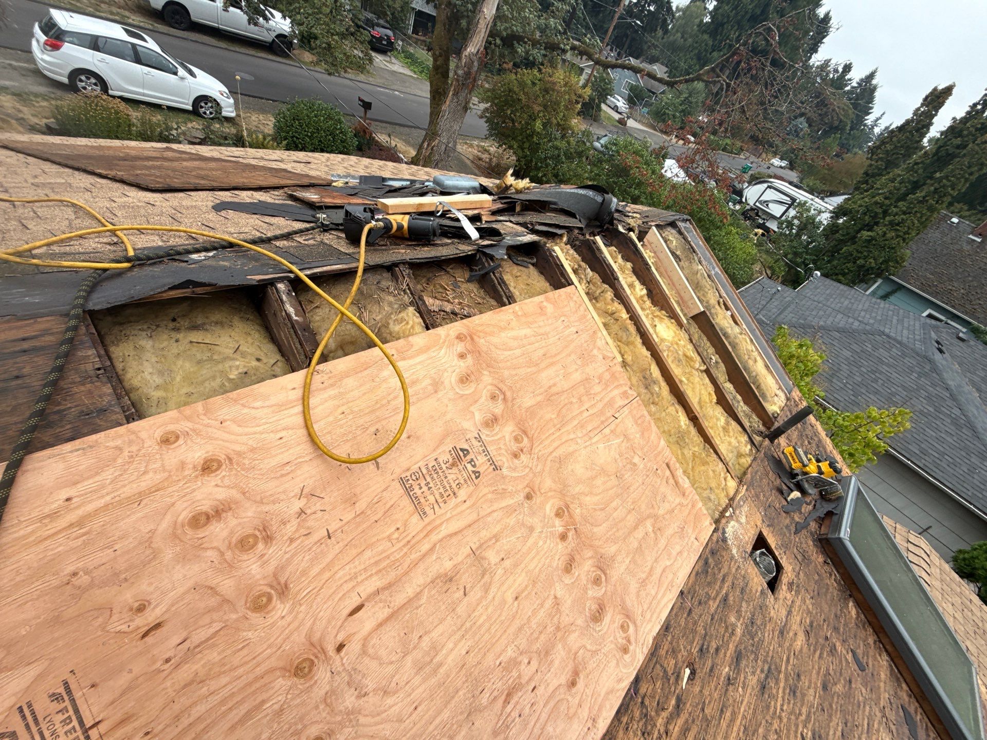 Project in Milwaukie by Tom Leach Roofing