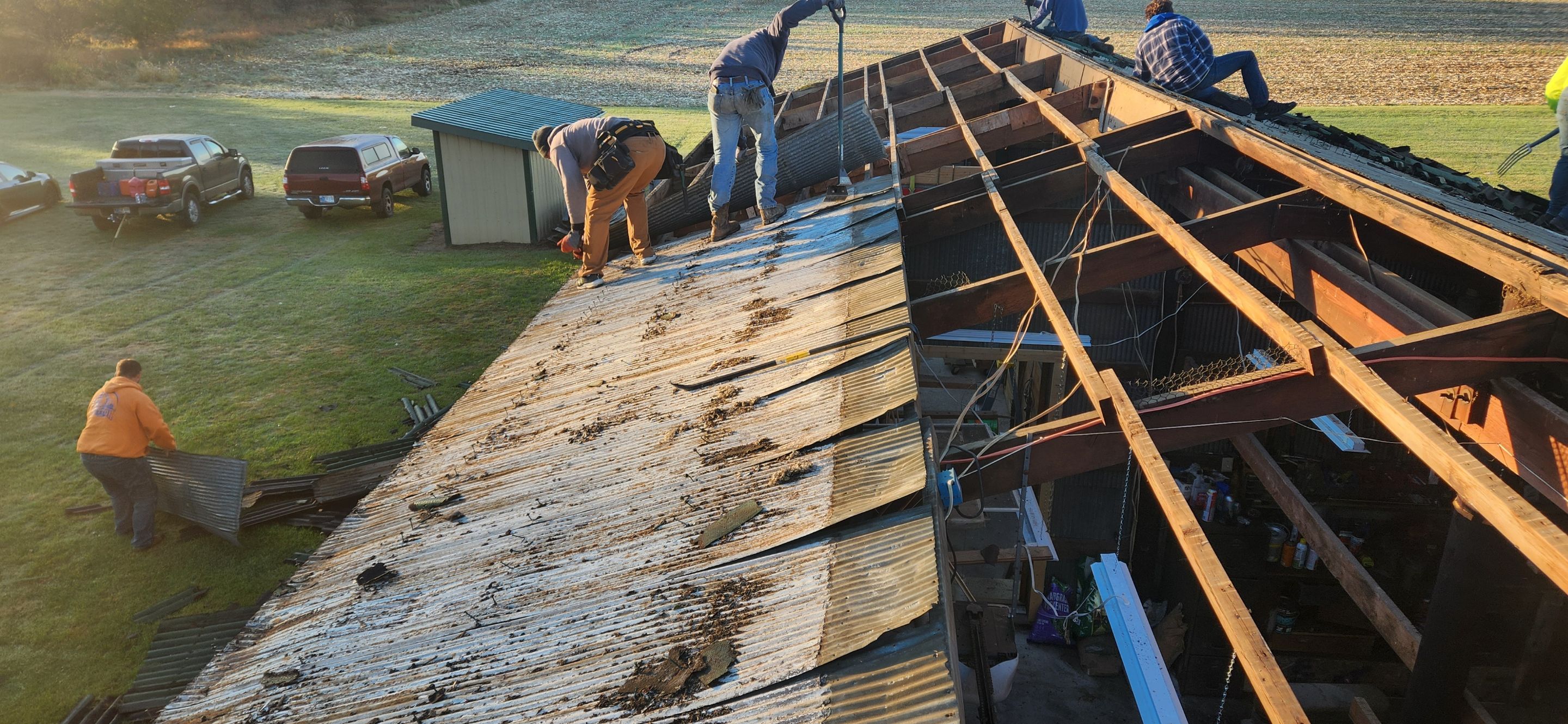 Project in Howe by Cornerstone Builds LLC 