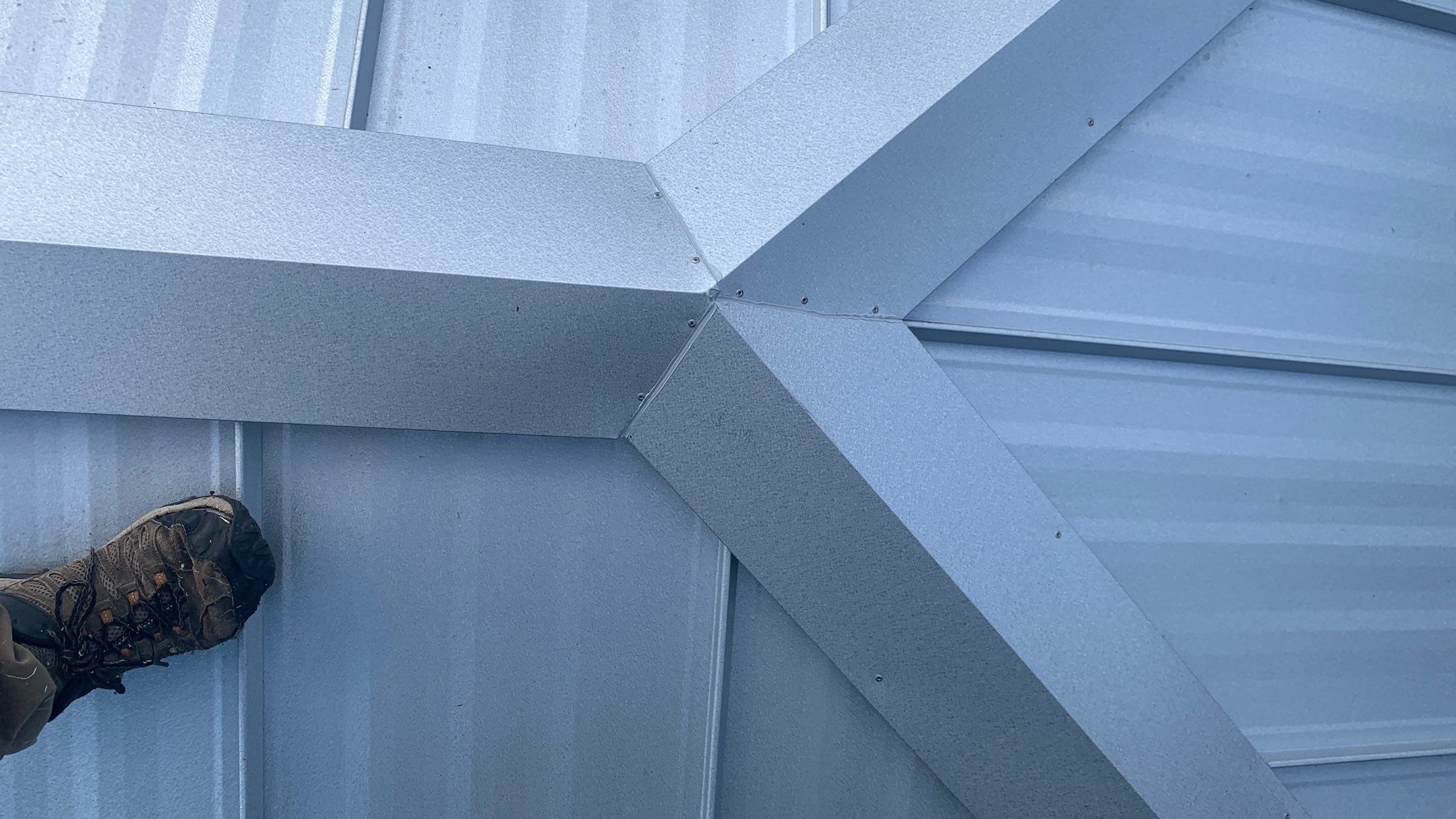 Residential Roofing Installation using 1" Nail strip metal roof by BLUES BROTHERS ROOFING