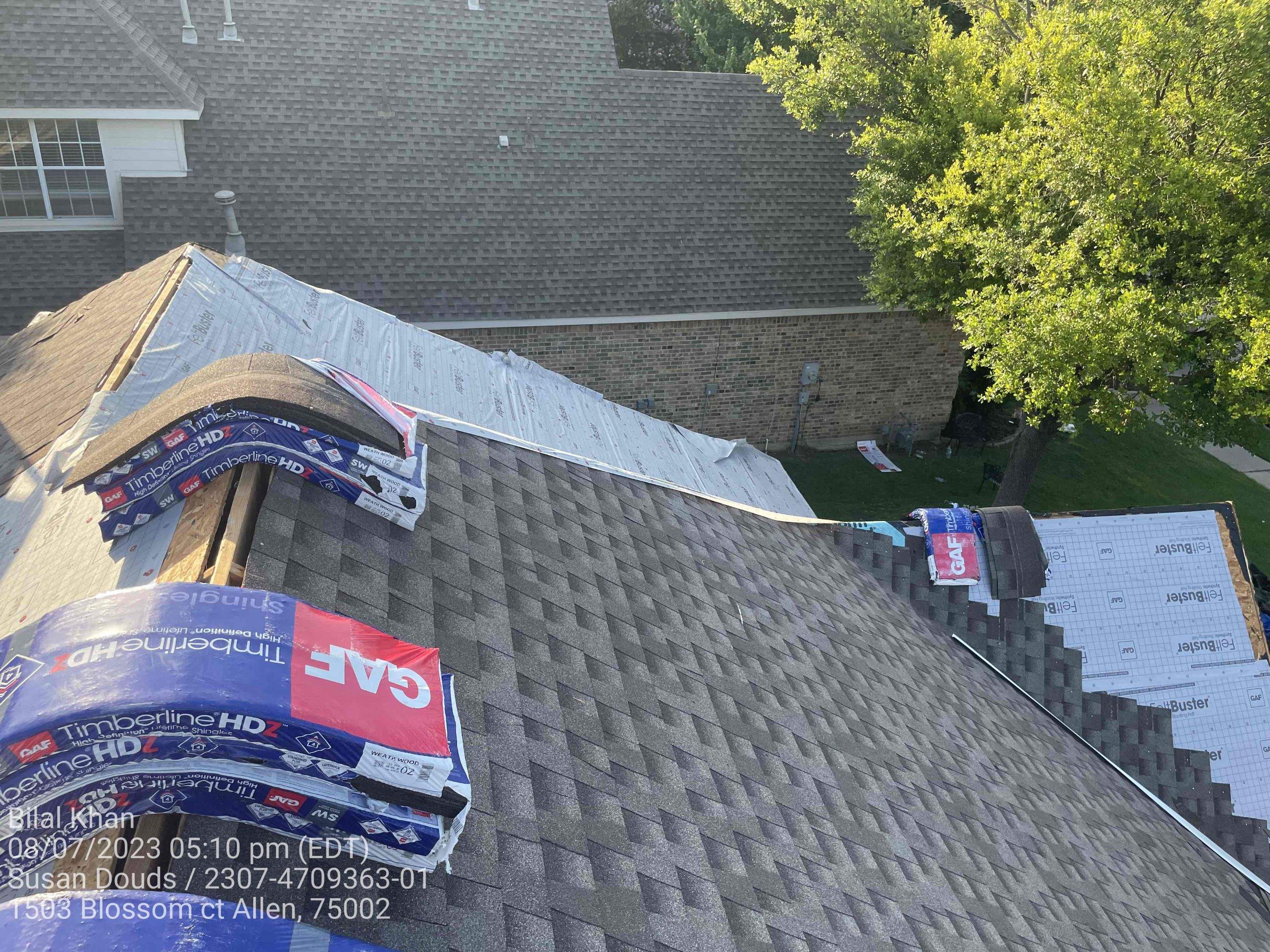 Project in Allen by Zeus Exteriors