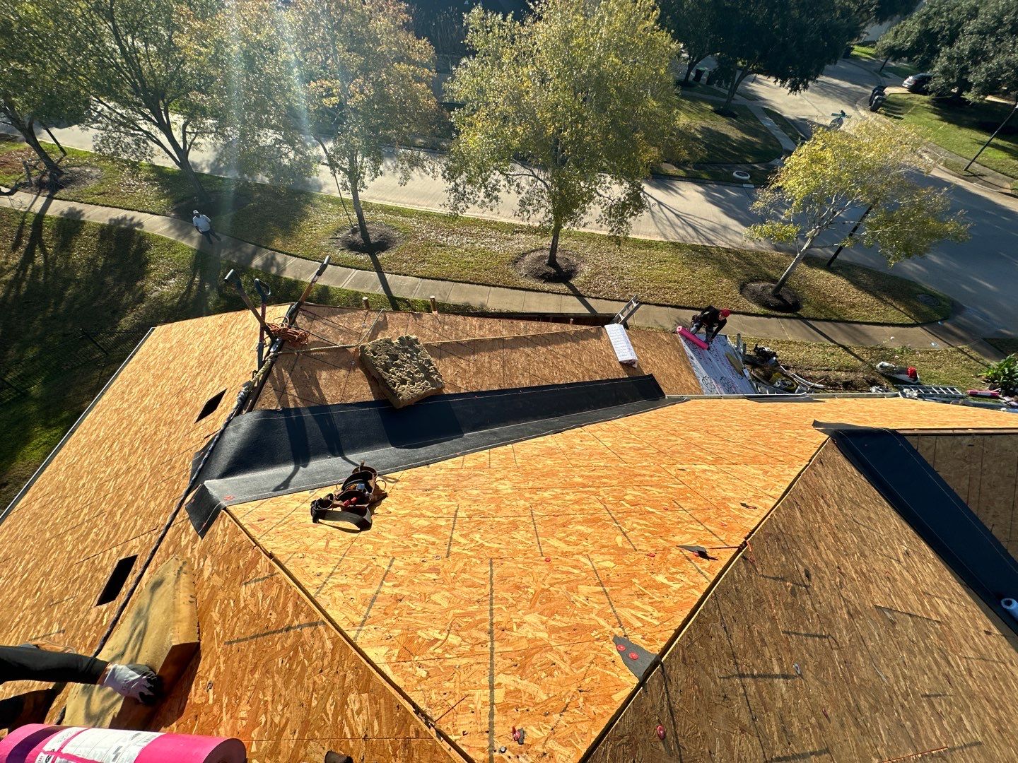 Residential Roofing Installation using Owen's Corning Duration (Lifetime) Shingles by Roof Repair Company