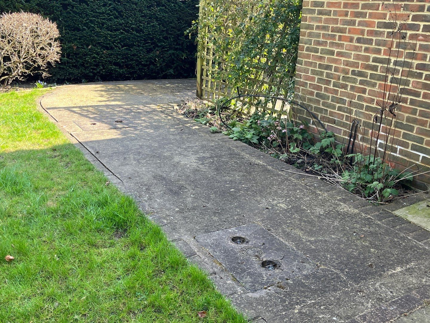 Patio Clean using 18inch Whirlaway FSC by Ges Exterior Cleaning ltd