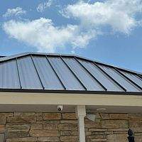 24ga 1.5" Snap-Lock Dark Bronze by Total Roofing System The Metal Roof Experts