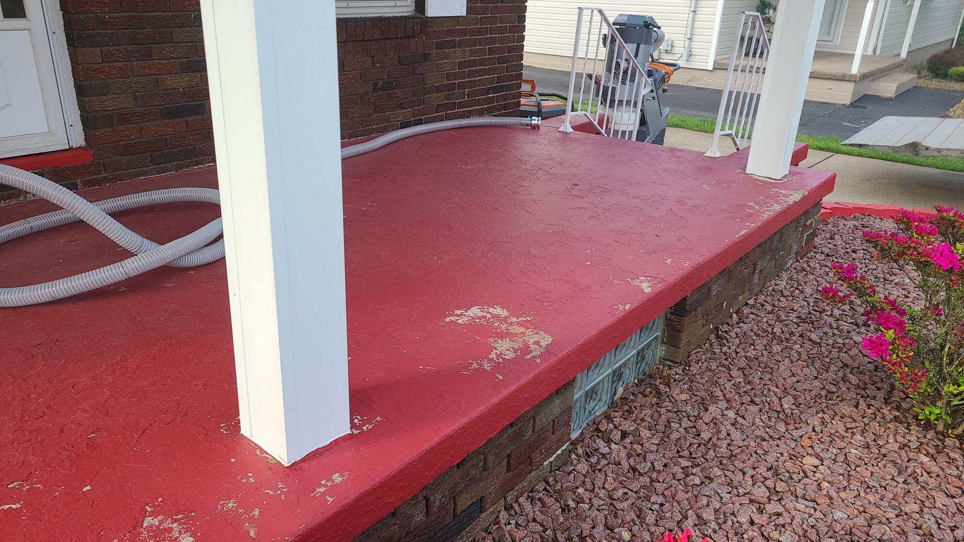 Porch in Pecan - Campbell, OH by Alexander Concrete Coatings