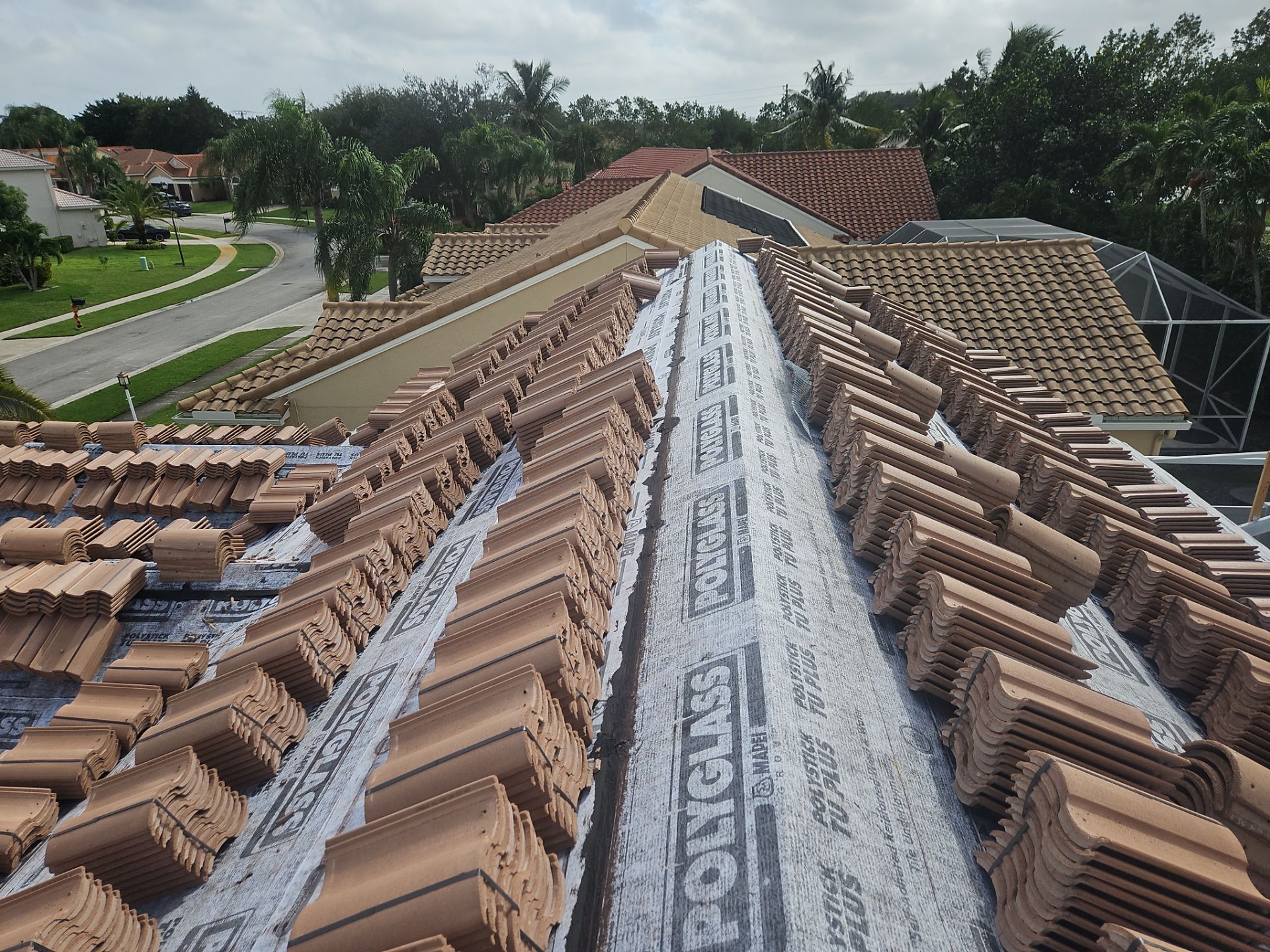 Residential Roofing Installation using Eagle Roofing Tile by BLUES BROTHERS ROOFING