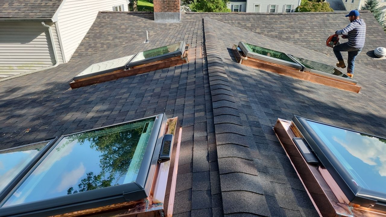 Residential Roofing Installation using Owens Corning TruDefinition Duration Designer - Black Sable by A Plus Exterior