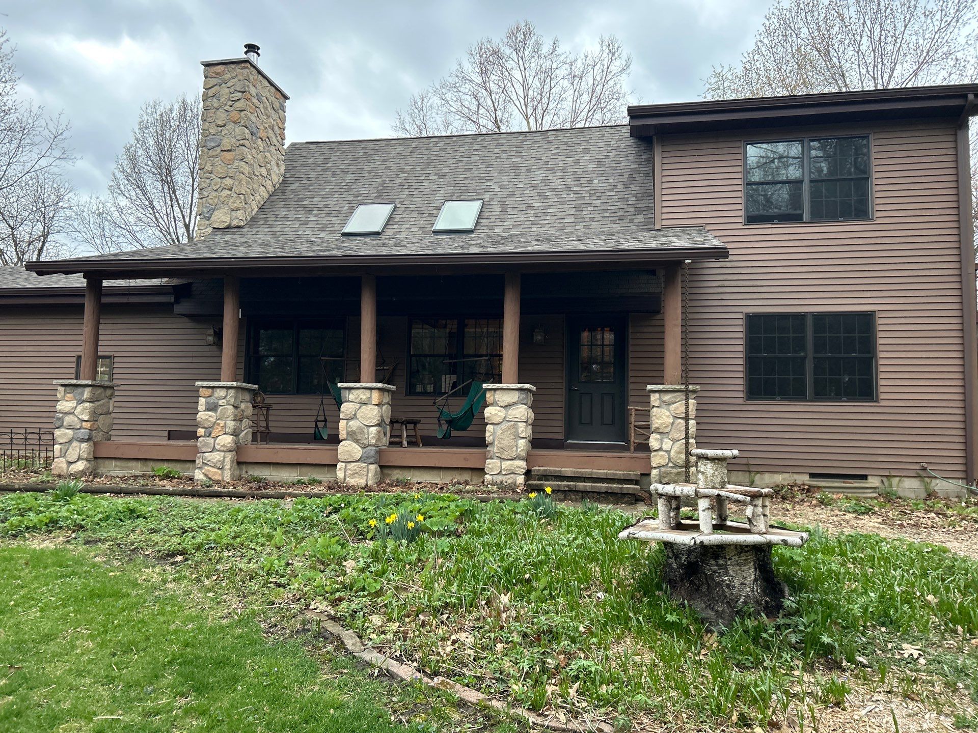 Pella Window installation using Pella Lifestyle wood/Aluminum window by United Windows and Siding LLC