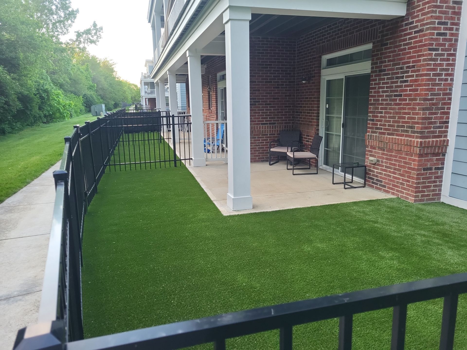 Apartment Pet Park Turf Renovation and Mini Personal Pet Yards @ Solana Apartments by Southwest Greens Midwest