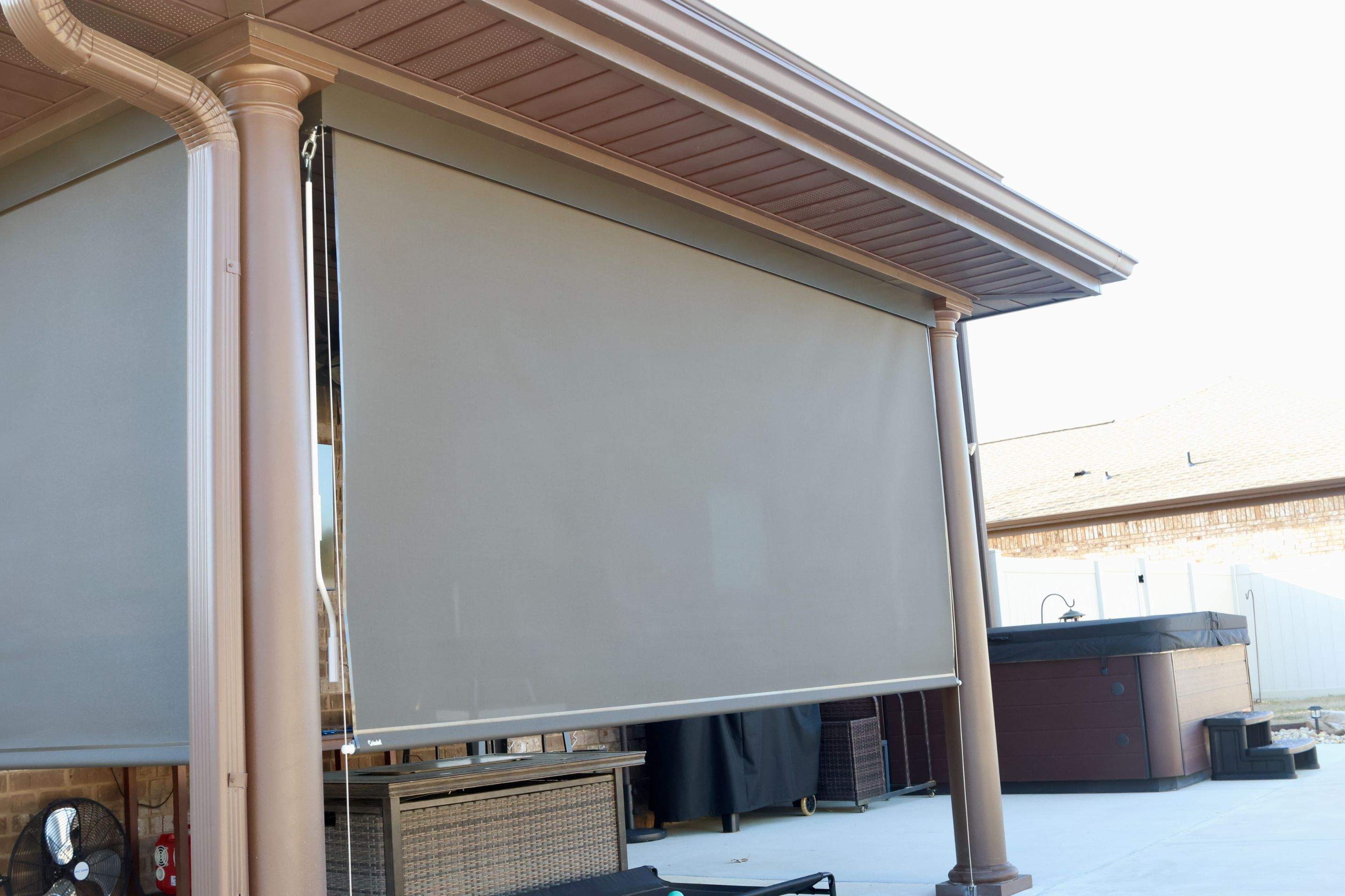 Patio Shades in New Hope by Blinds and Borders