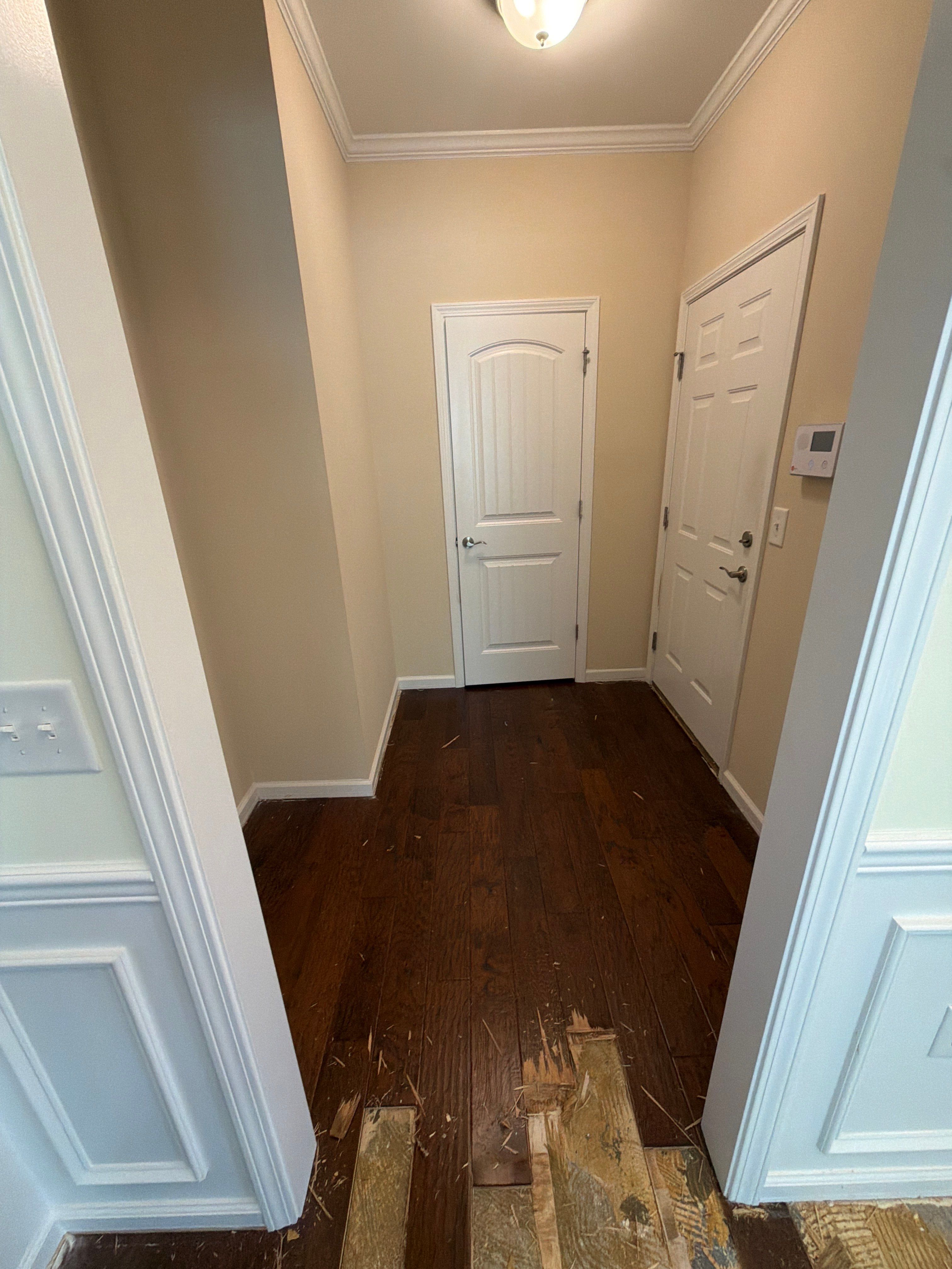 Luxury Vinyl Plank Flooring Installation and Interior Refresh in Durham by Billy Weatherspoon Contractor