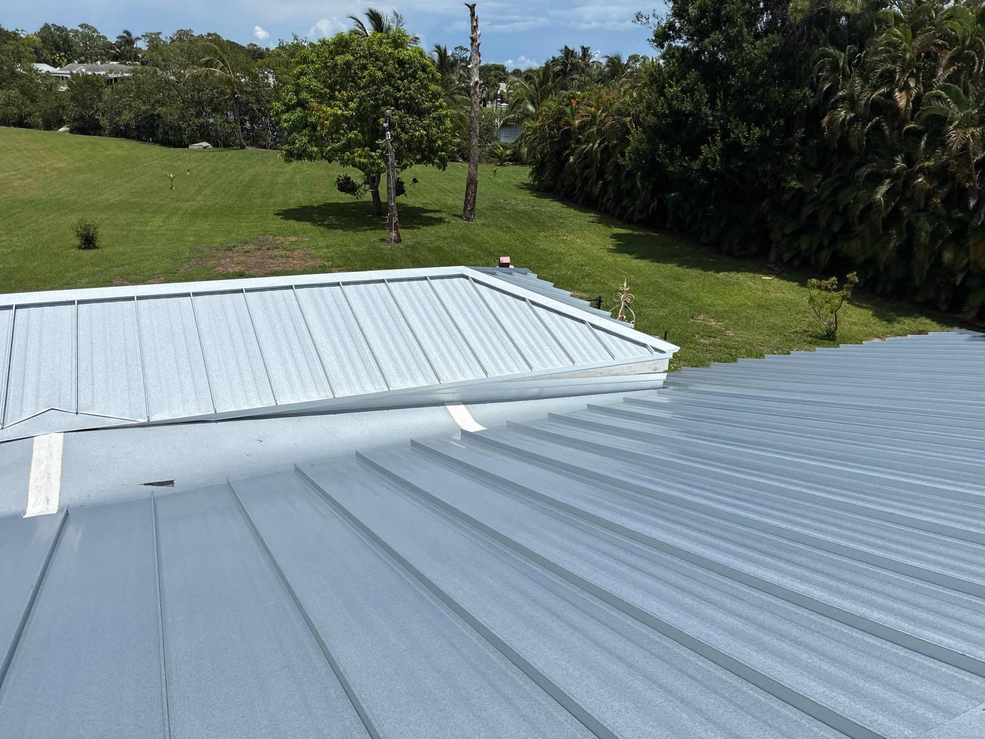 24ga 1.5" Mechanical Seam Mill Finish by Total Roofing System The Metal Roof Experts