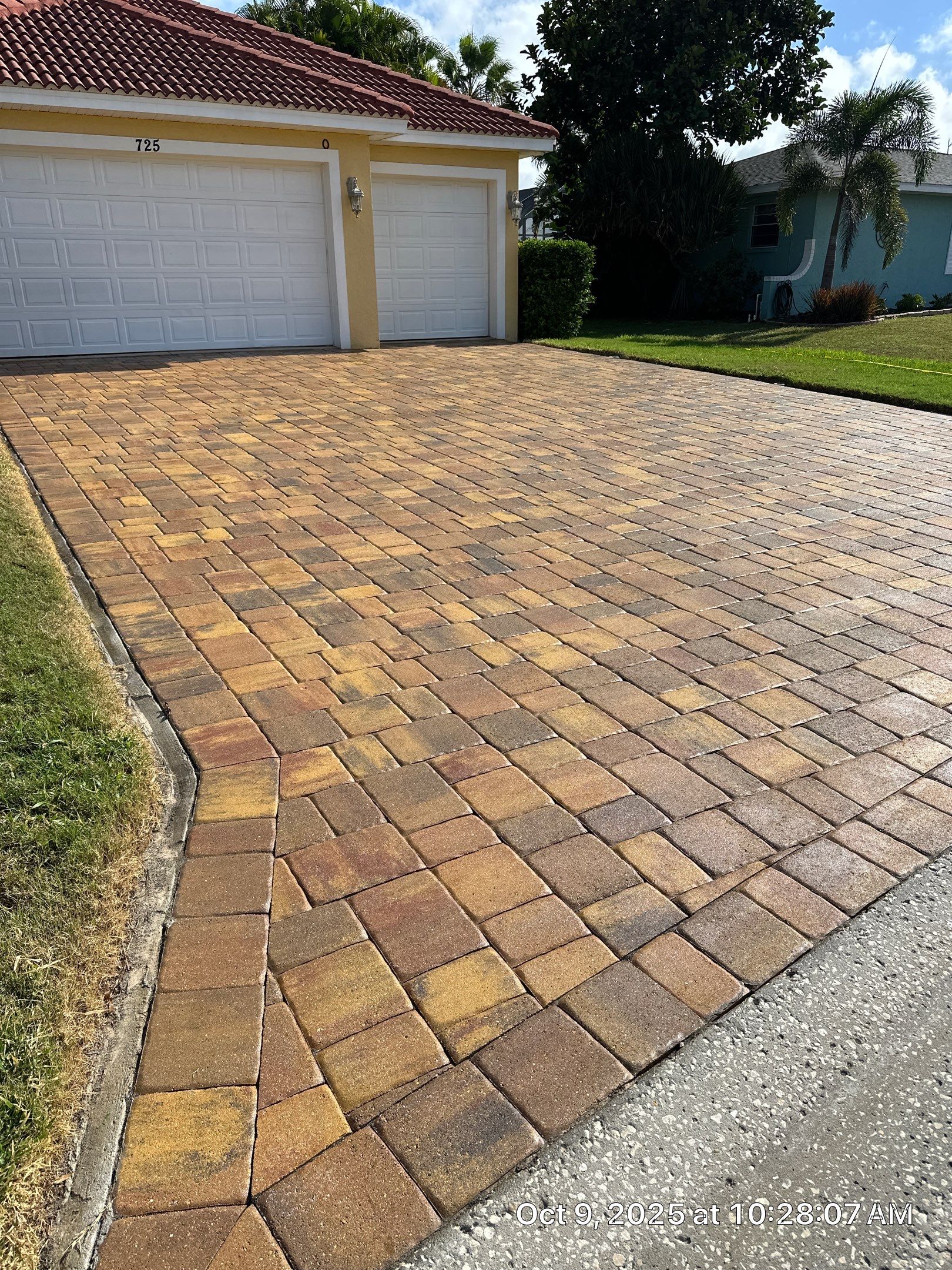Driveway and Pool Deck Paver Restoration in Apollo Beach by Supreme Paver Experts