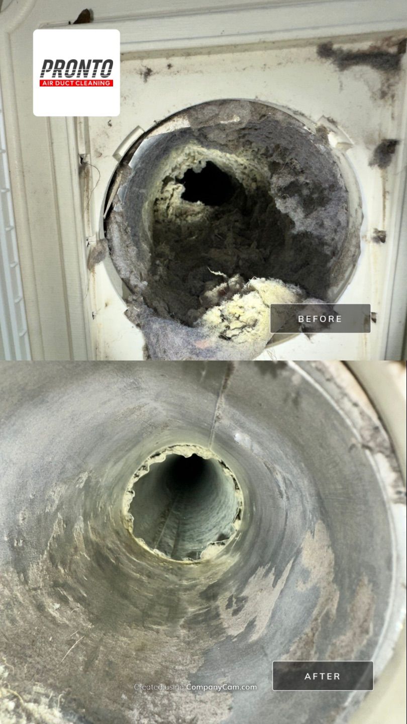 Air duct cleaning using Hypervac by Pronto Air Duct Cleaning