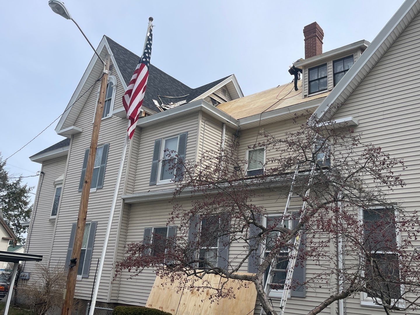 Residential Roofing Installation using GAF Timberline HDZ by Sensible Home Solutions