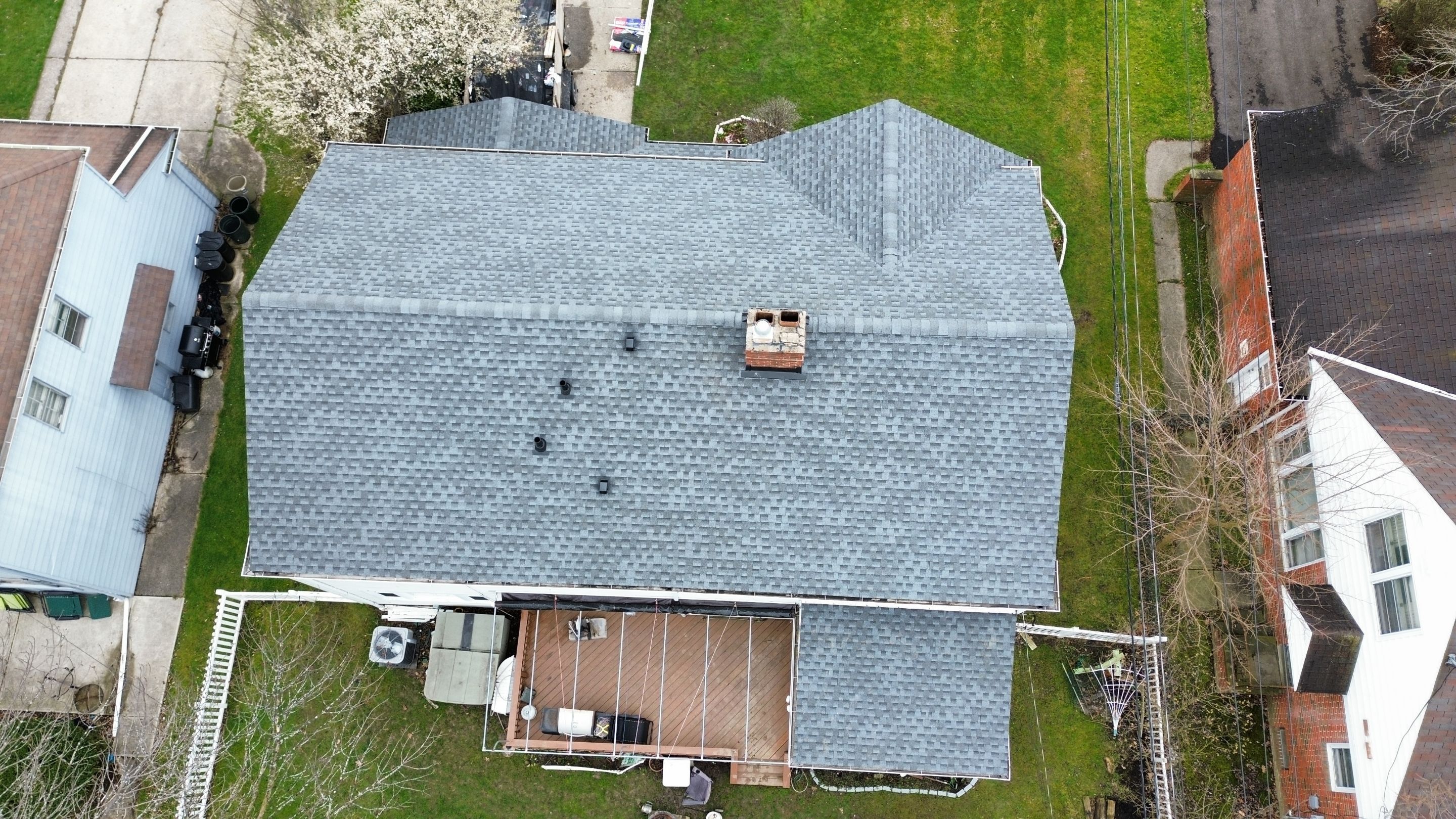 University Heights - Storm Restoration Roof Replacement using GAF HDZ Pewter Gray by Atlas Roofing & Restoration