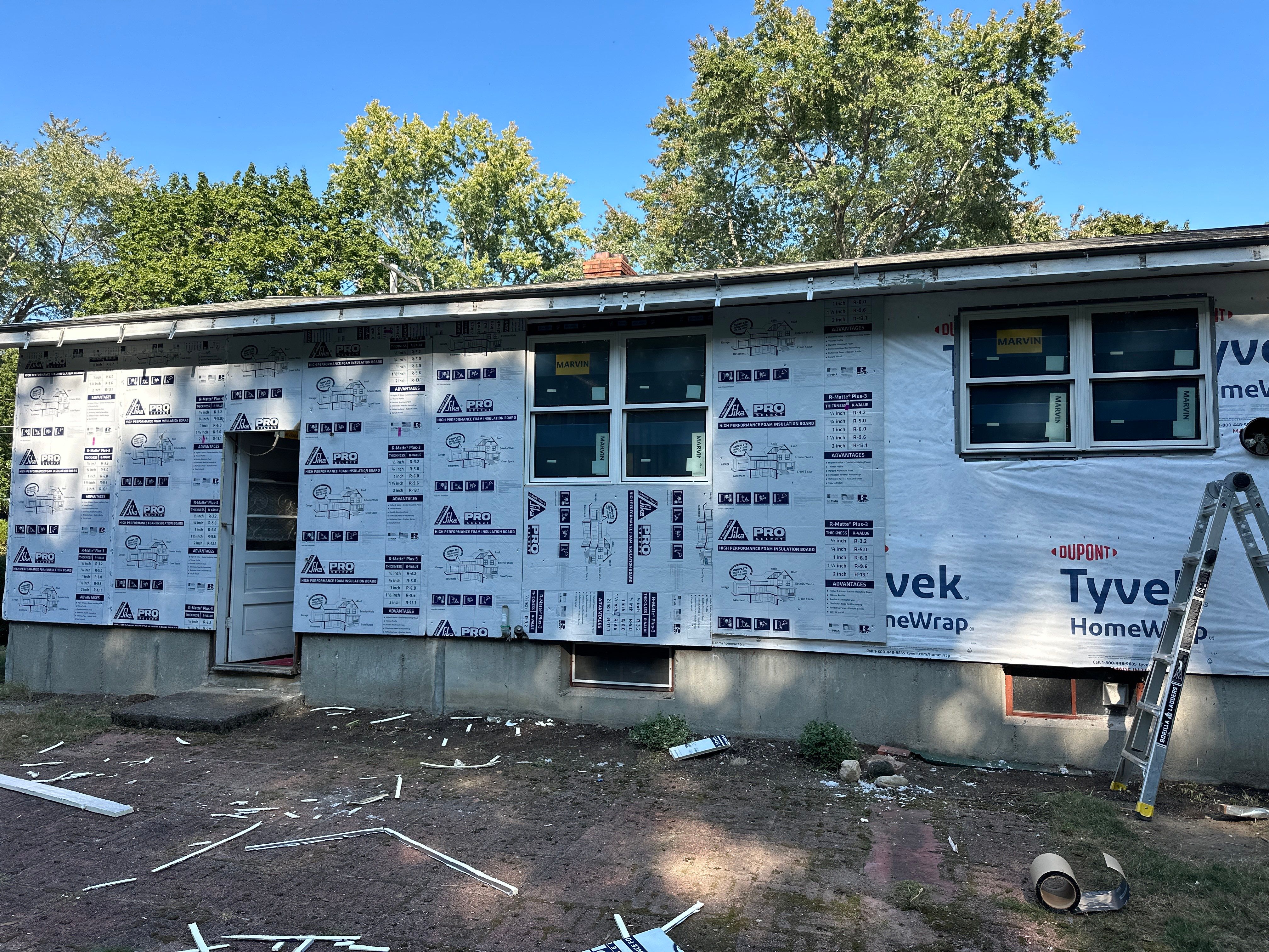 Complete exterior remodeling in NAtick, MA by UBrothers Construction