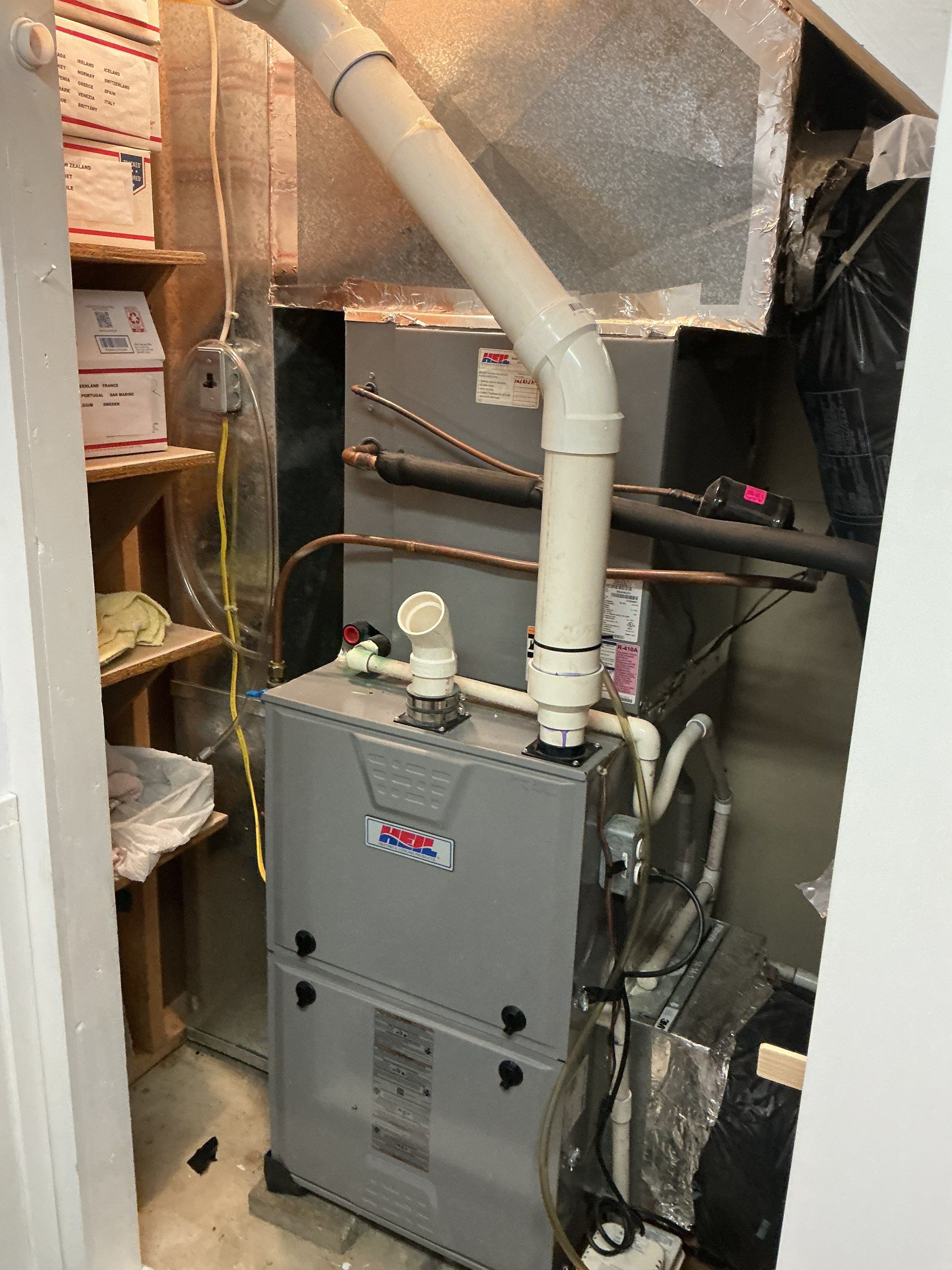 Amana Gas Furnace Install by Elemental Heating and air conditioning LLC