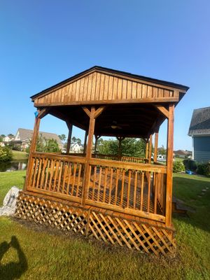 Gazebo using Wood Sealant