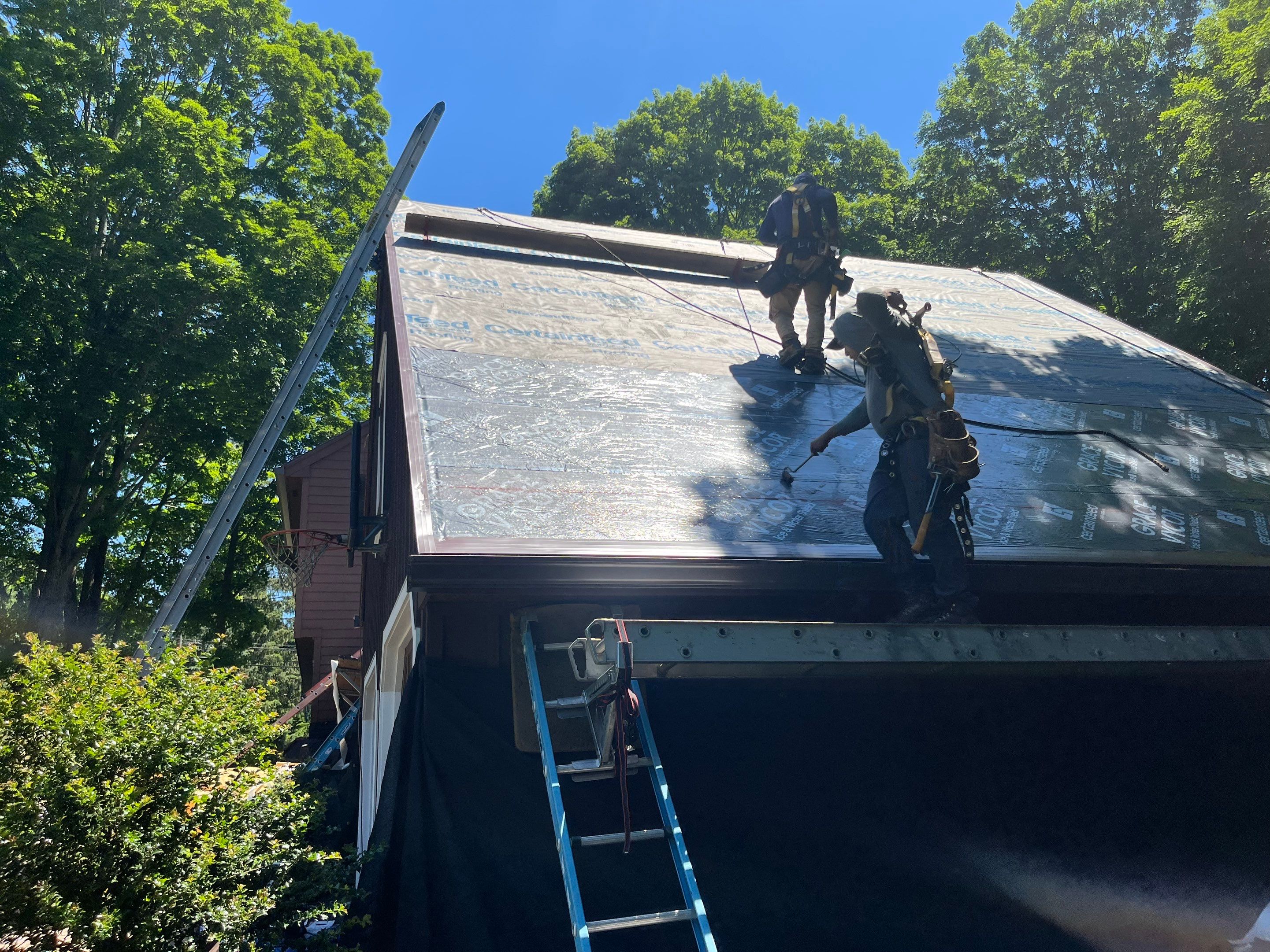 DiGiorgi does a brand new roof in Cheshire, CT by DiGiorgi Roofing and Siding Inc