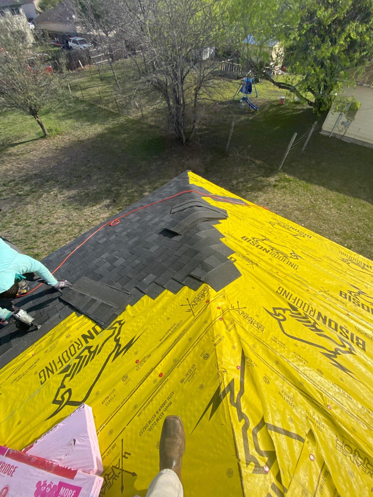Seguin Tx Full Roof by Bison Roofing  