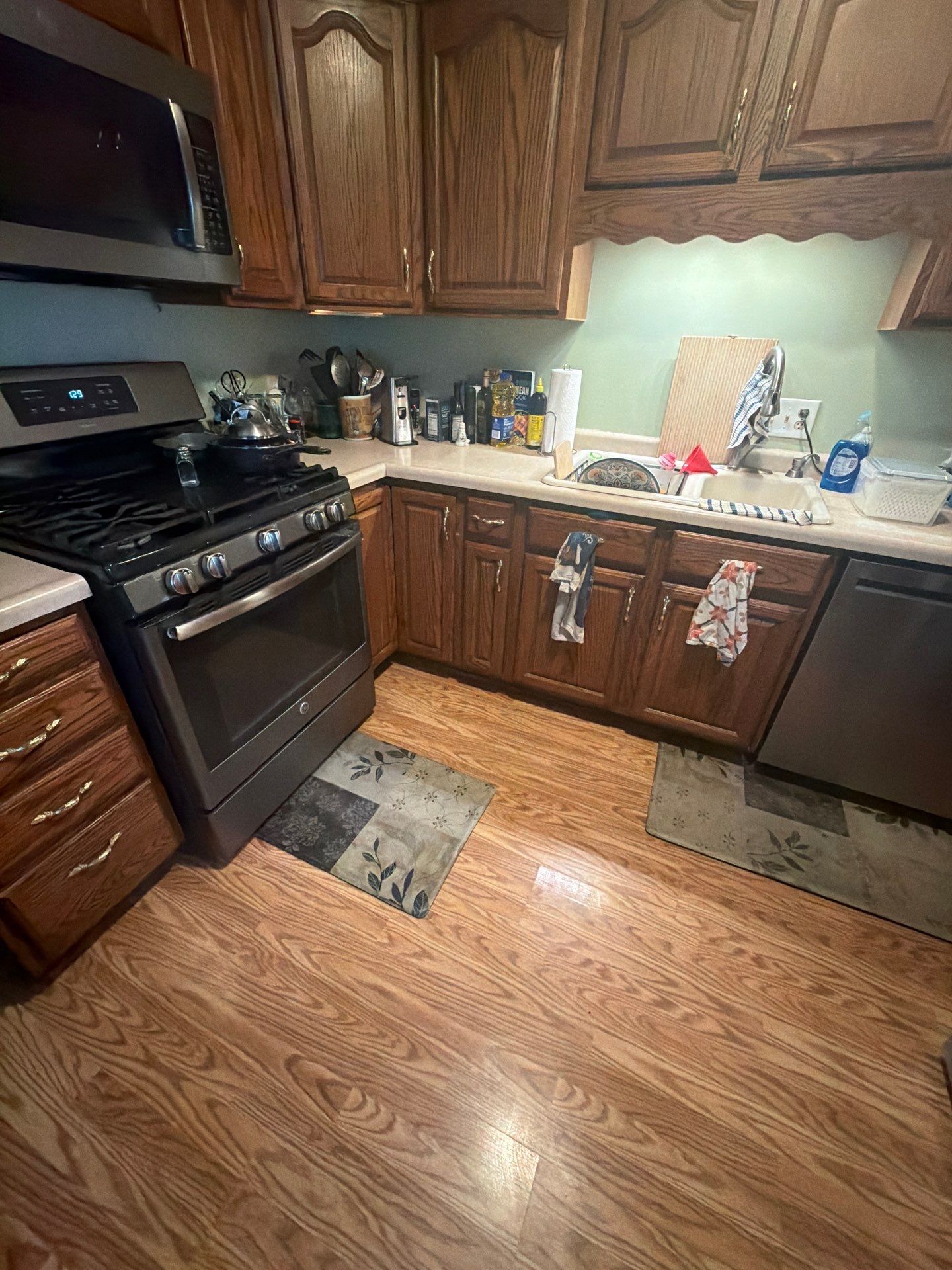 Professional Kitchen Cabinet Refinishing and Color Update in Racine by OCS Contracting Services