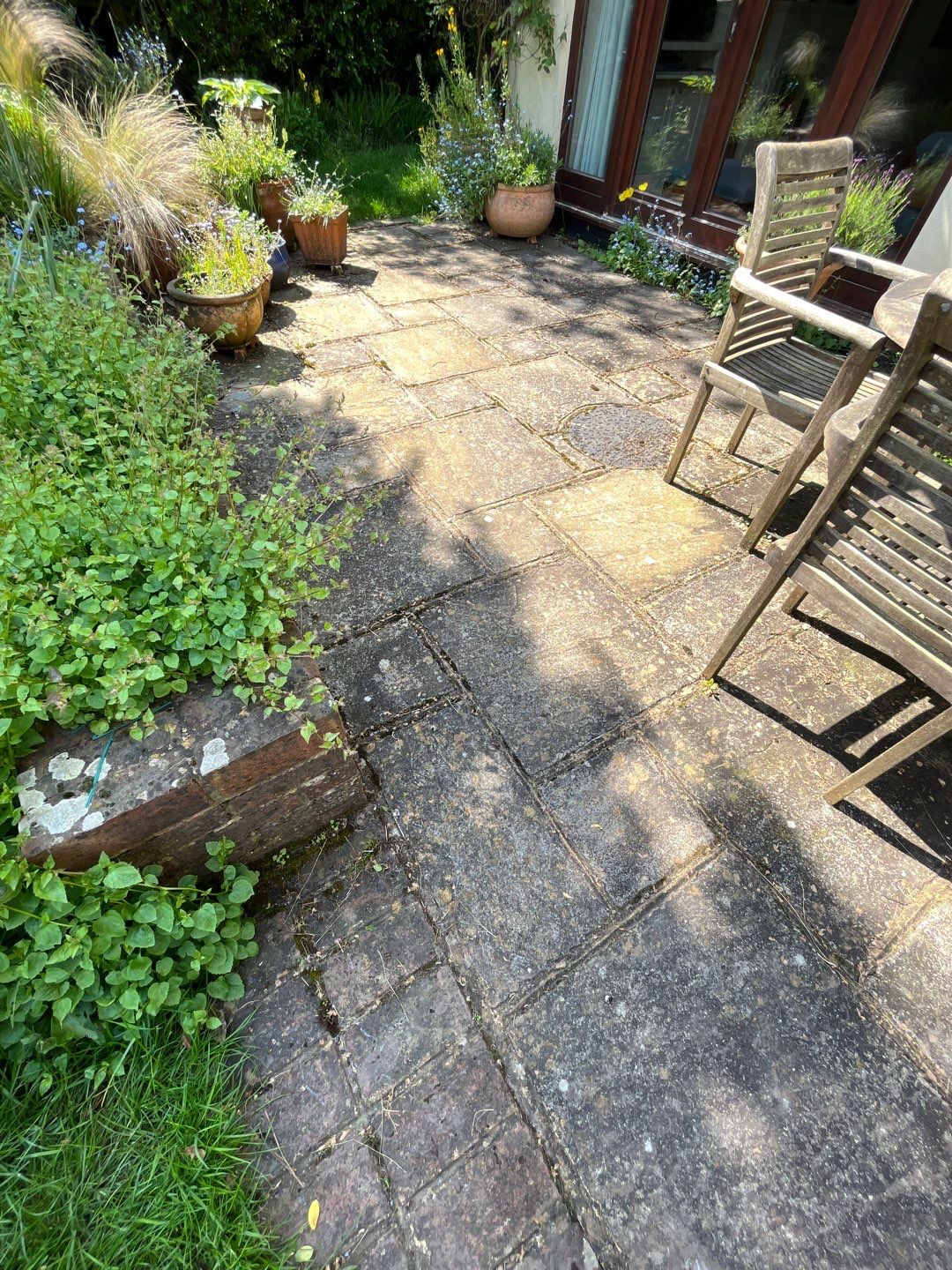 Patio Area Spring Clean using honda 21 ltr/min by Ges Exterior Cleaning ltd