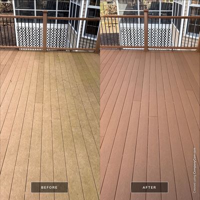 deck cleaning