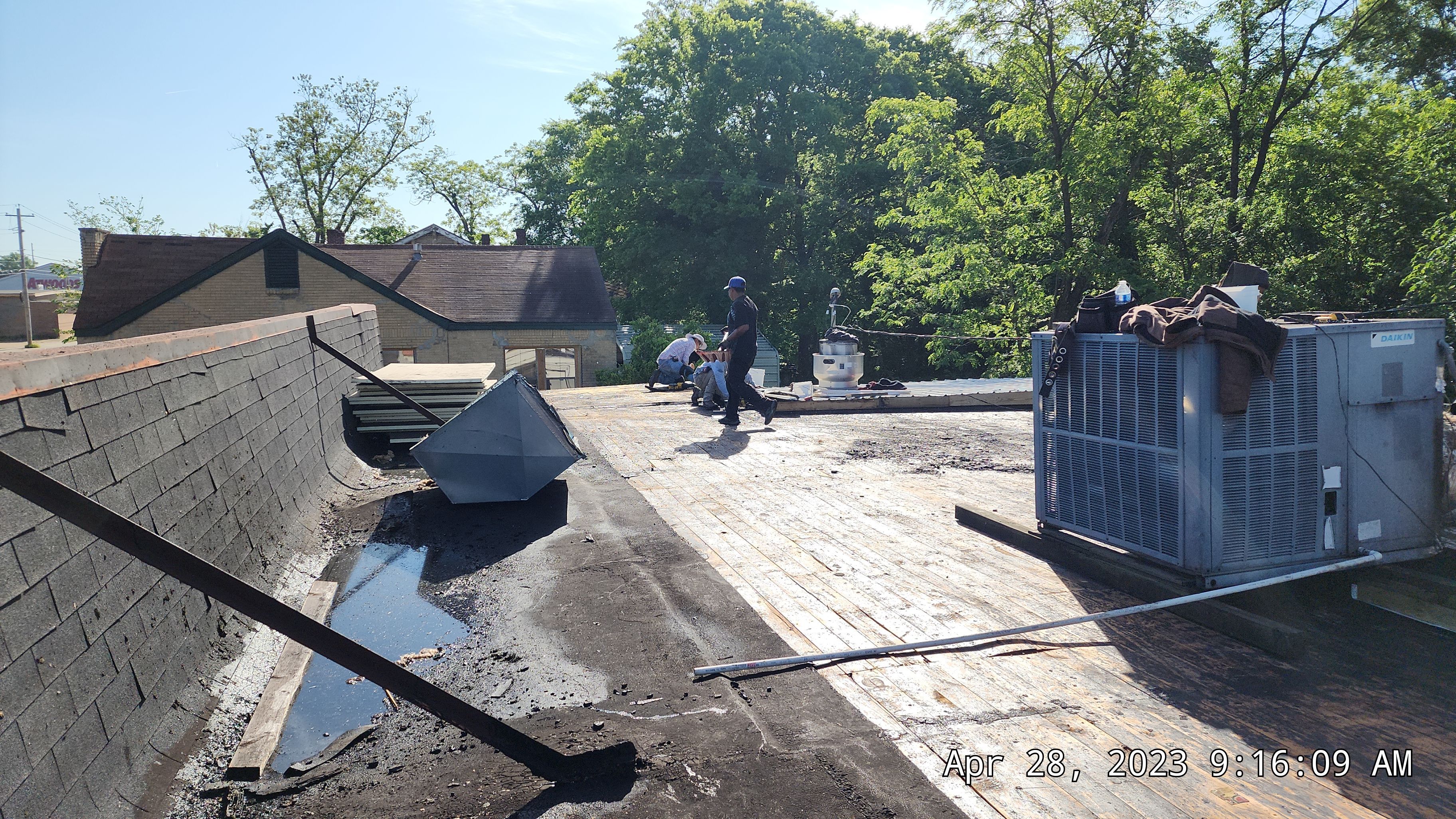 Store Building in Hope by Hostetler Roofing