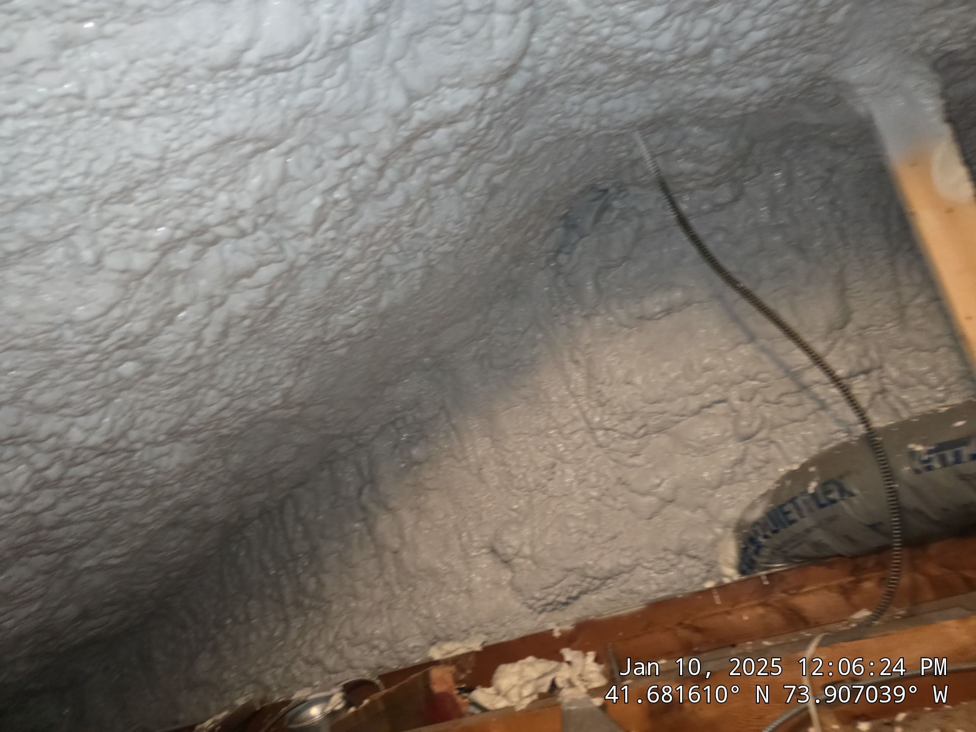 Attic Insulation using open cell spray foam by NYS Foam & Energy