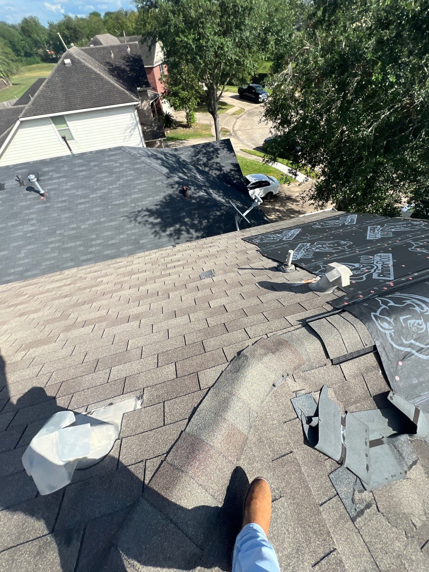 Residential Roofing Repair using Owen's Corning Duration (Lifetime) Shingles by Roof Repair Company