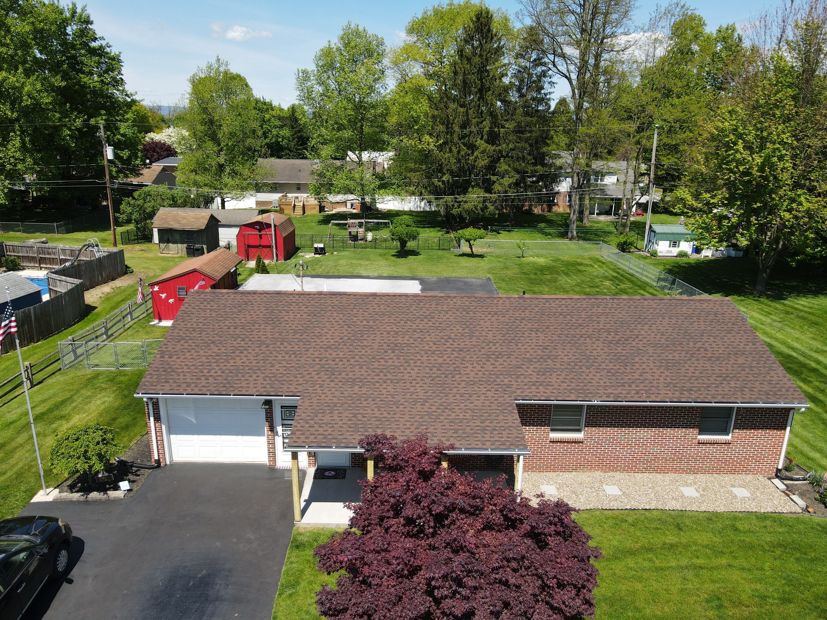 Gaf Hickory / Addition by Teflon Roofing