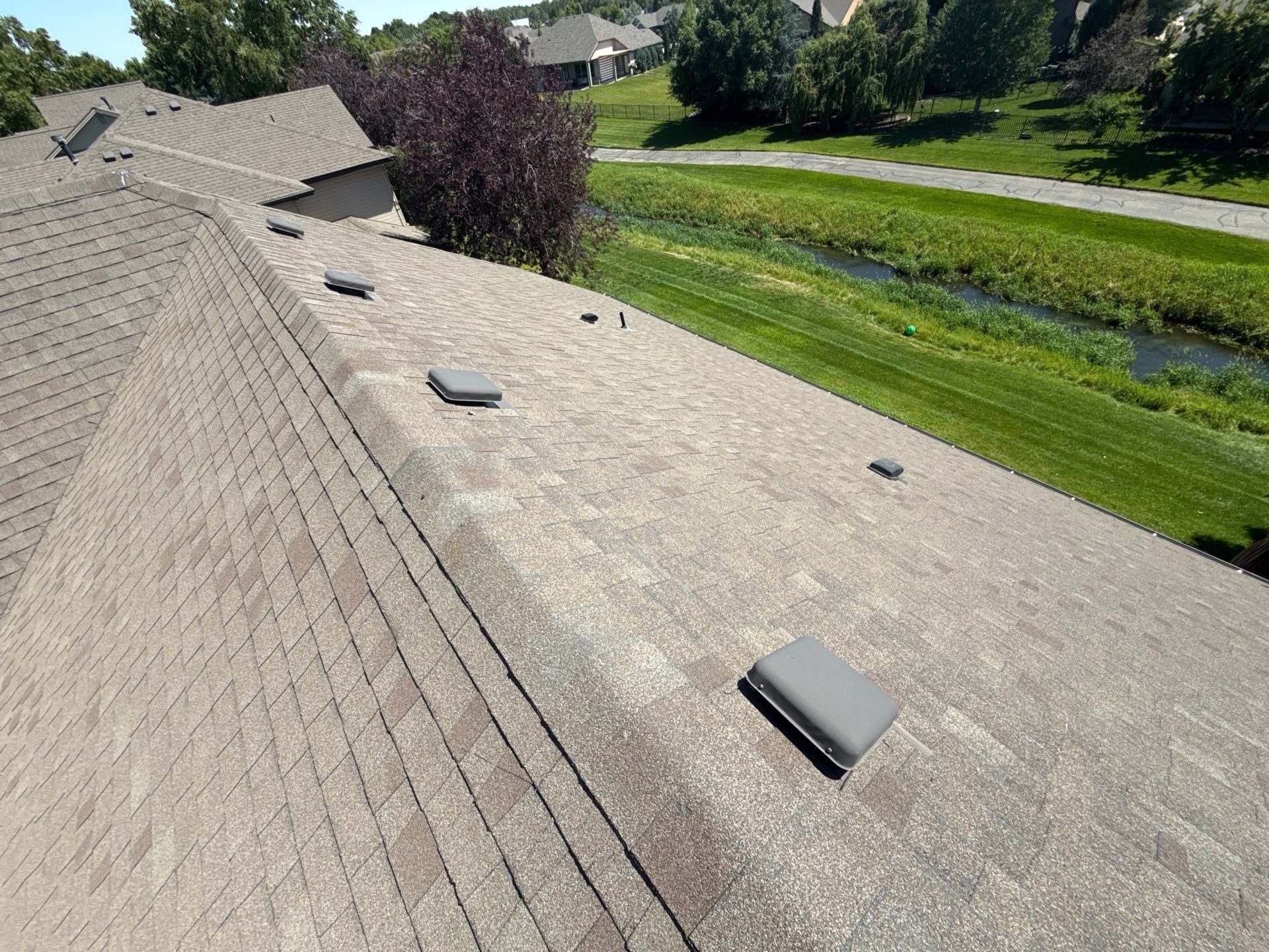 Complete Residential Roof Replacement with Architectural Shingles in Star by Olive Roofing