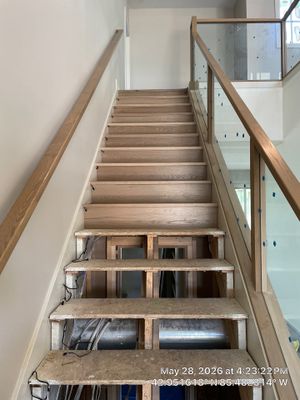 Over 1,900 sf of Custom Hardwoods