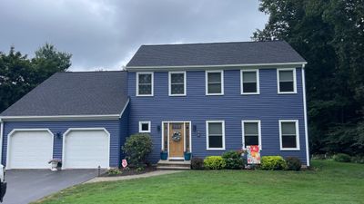 Siding using Cert. Monogram D/4 x 12'6" Clapboard, Midnight Blue