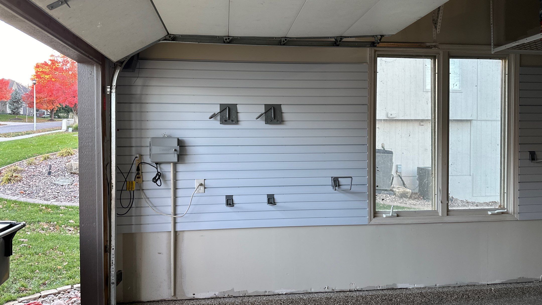 Jake P upgraded his garage with brand new cabinets and a new floor  by Banner Garage